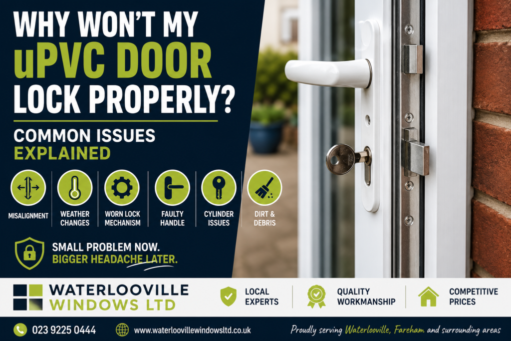 my uPVC door lock properly